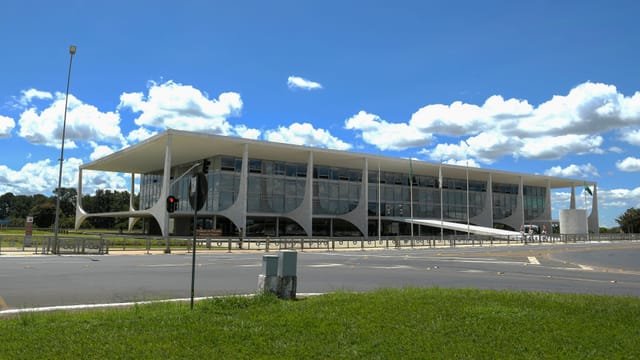 Fachada do Palácio do Planalto, sede da Presidência da República, em Brasília